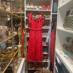 Tuckernuck Vibrant Red Dress